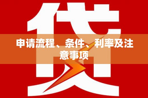 铁东申请流程、条件、利率及注意事项