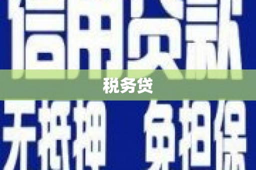 铁东税务贷