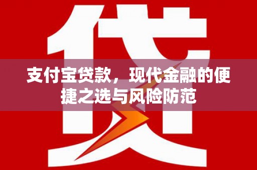 铁东支付宝贷款，现代金融的便捷之选与风险防范