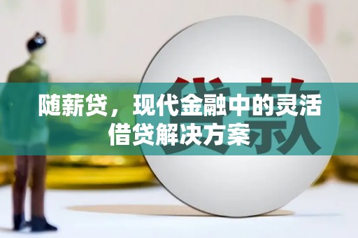 铁东随薪贷，现代金融中的灵活借贷解决方案