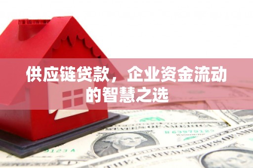 铁东供应链贷款，企业资金流动的智慧之选