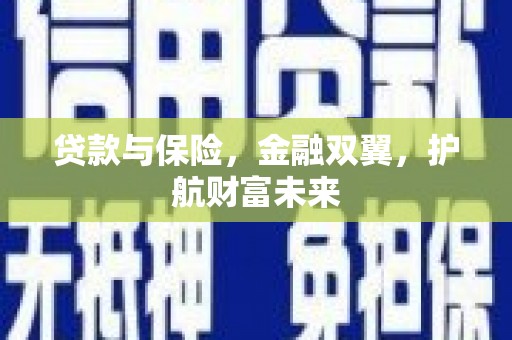 铁东贷款与保险，金融双翼，护航财富未来