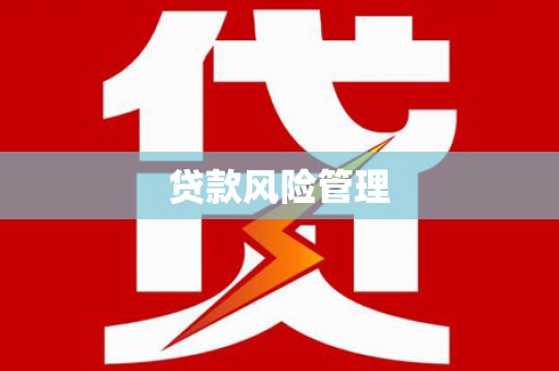 铁东贷款风险管理