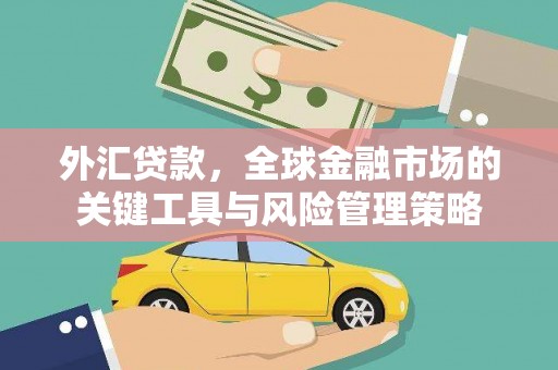 铁东外汇贷款，全球金融市场的关键工具与风险管理策略