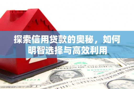 铁东探索信用贷款的奥秘，如何明智选择与高效利用