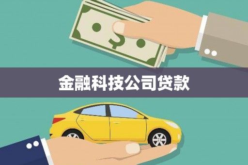 铁东金融科技公司贷款