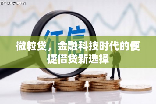 铁东微粒贷，金融科技时代的便捷借贷新选择