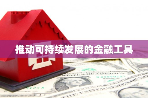 铁东推动可持续发展的金融工具