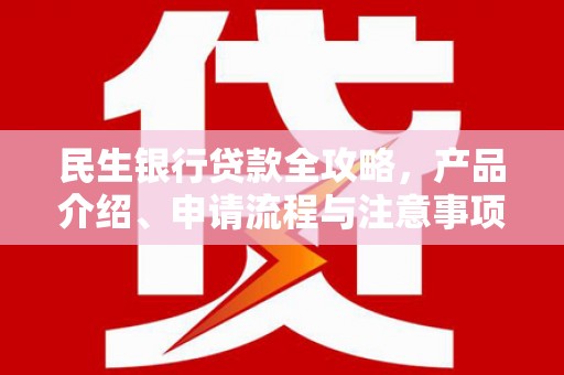 铁东民生银行贷款全攻略，产品介绍、申请流程与注意事项